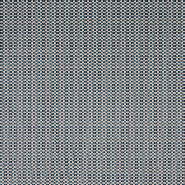 Small blue-green checked woven fabric with a neat textured surface