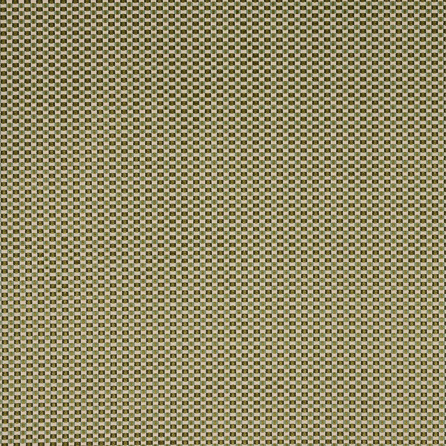 Small olive and stone checkerboard velour fabric with a soft textured sheen