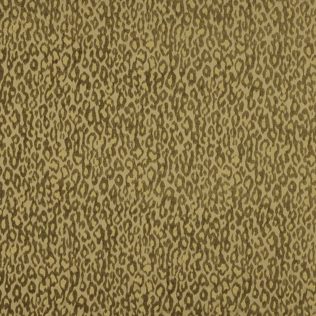 Camel brown leopard-pattern fabric swatch with soft textured weave