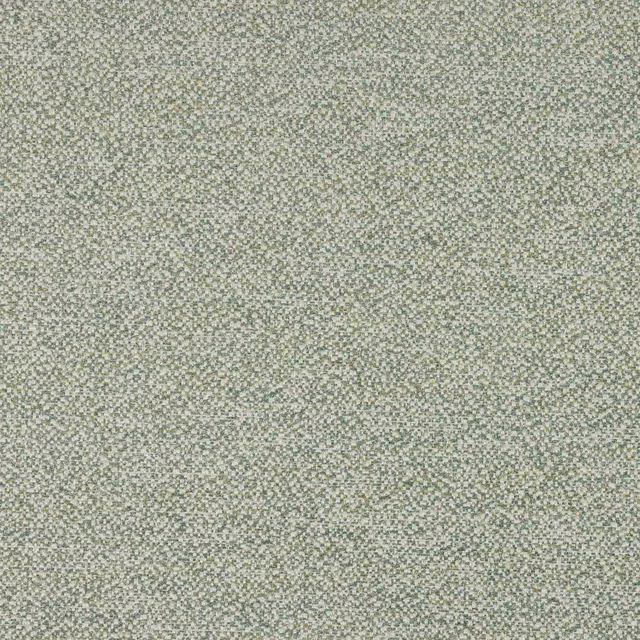 Pale celadon woven fabric with fine speckled green and cream texture