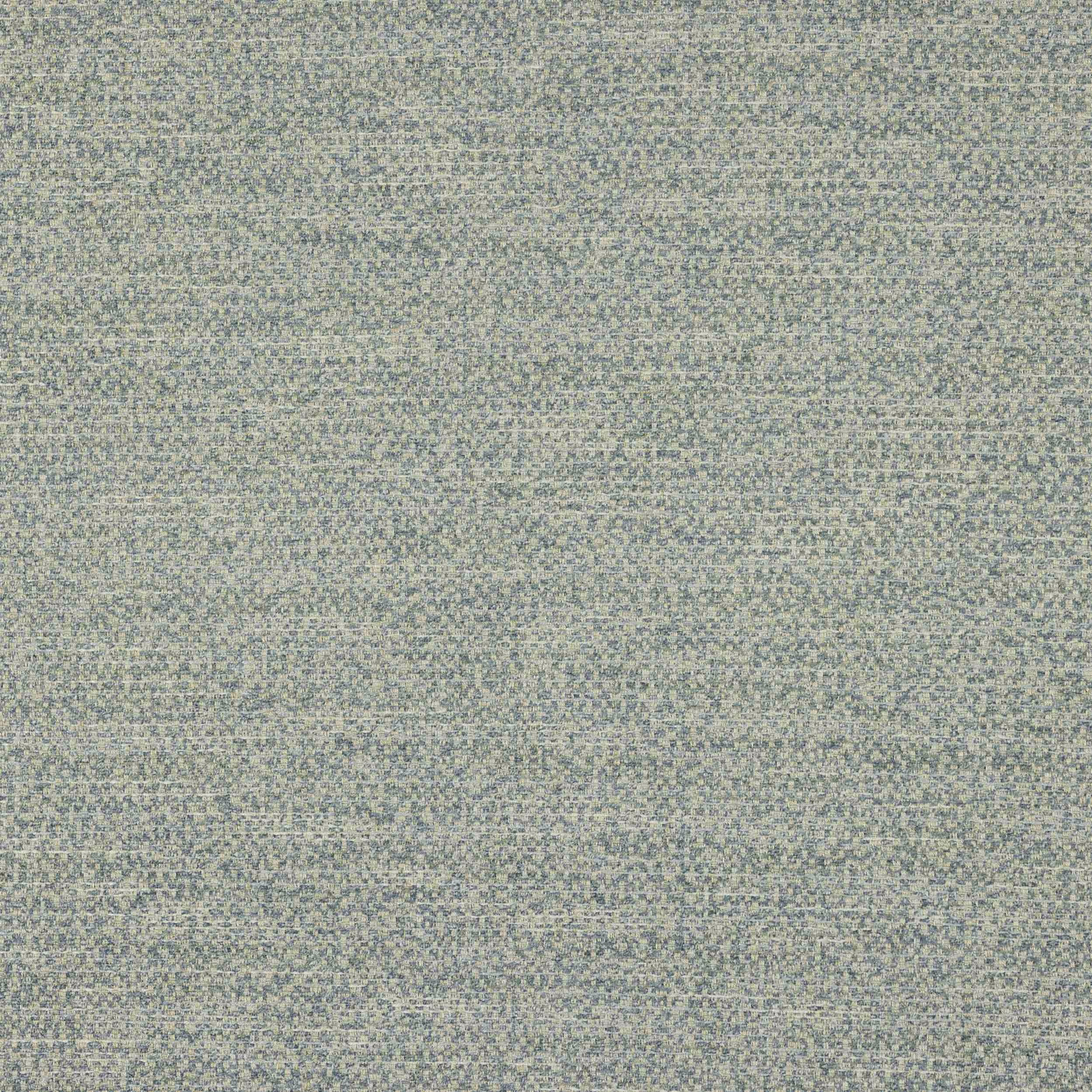 Close-up of soft celeste blue woven fabric with a fine speckled texture