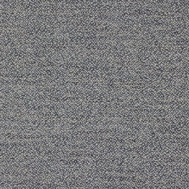 Close-up of a finely speckled blue-grey woven fabric with a textured finish