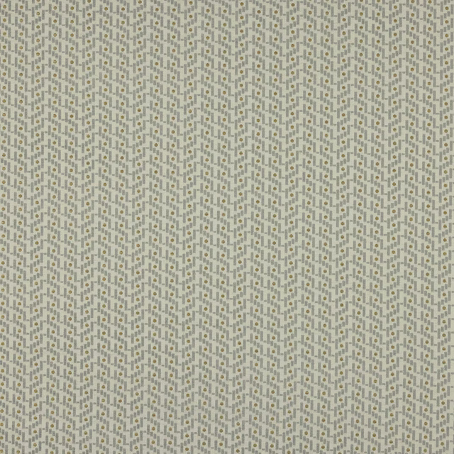 Pale glacier-blue geometric fabric with tiny woven chevrons and dotted accents