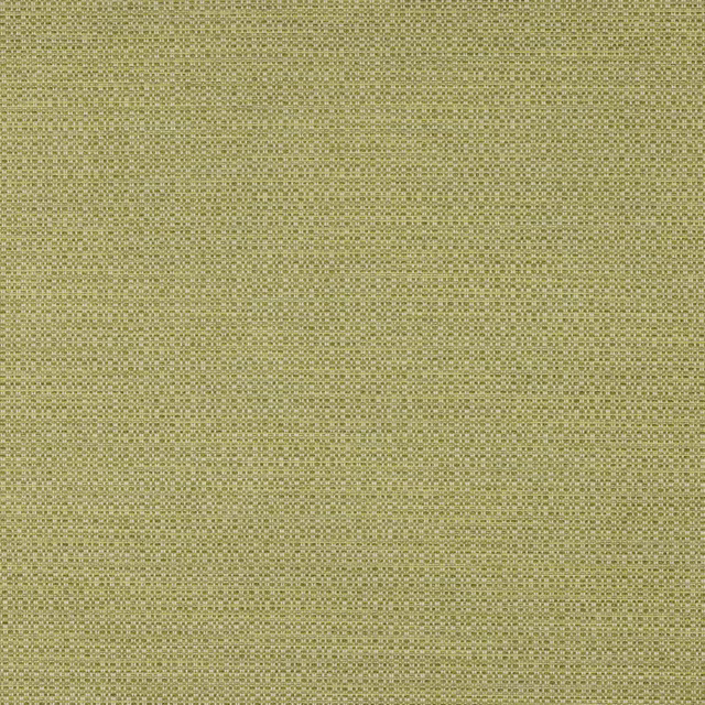 Close-up of a soft anis yellow woven fabric with fine speckled texture