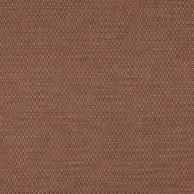 Close-up of a raspberry red small-weave fabric with pale flecks