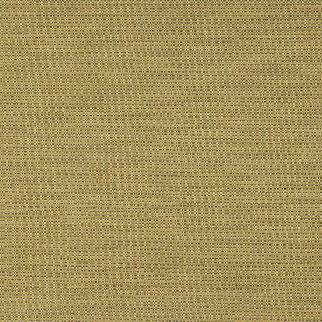 Close-up of a warm mustard-gold small woven fabric with fine speckled texture