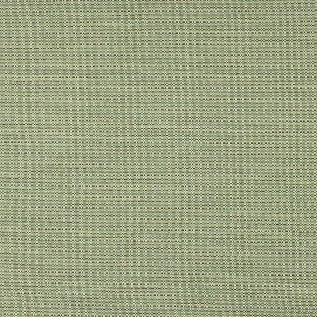 Close-up of soft sage green woven fabric with fine horizontal texture