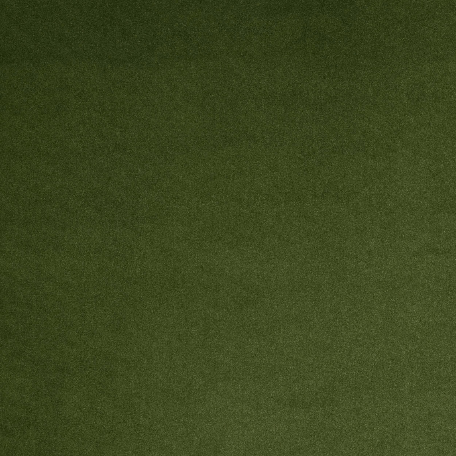 Deep olive green plain fabric swatch with a soft matte finish