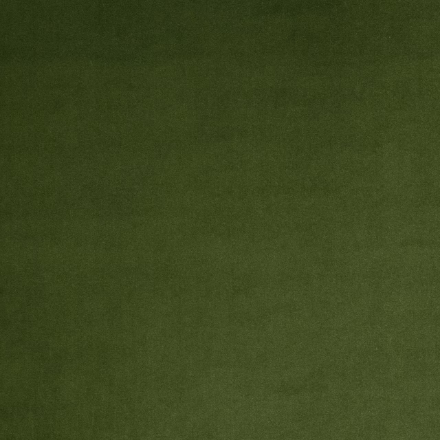 Deep olive green plain fabric swatch with a soft matte finish
