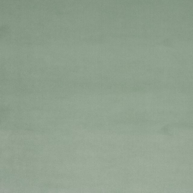 Pale menthe green plain fabric swatch with a smooth matte look
