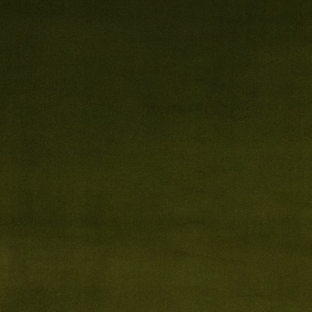 Deep moss olive plain fabric swatch with a smooth, muted finish