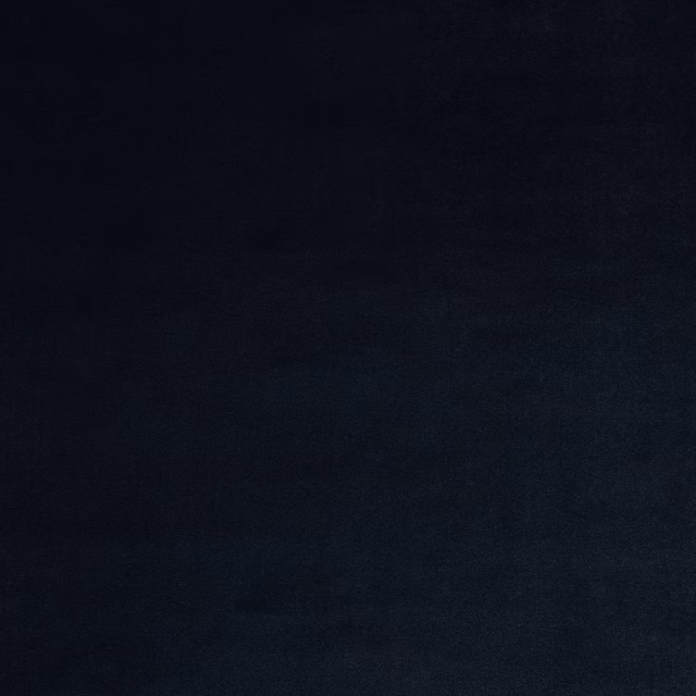 Dark midnight blue plain fabric swatch with a smooth, matte surface