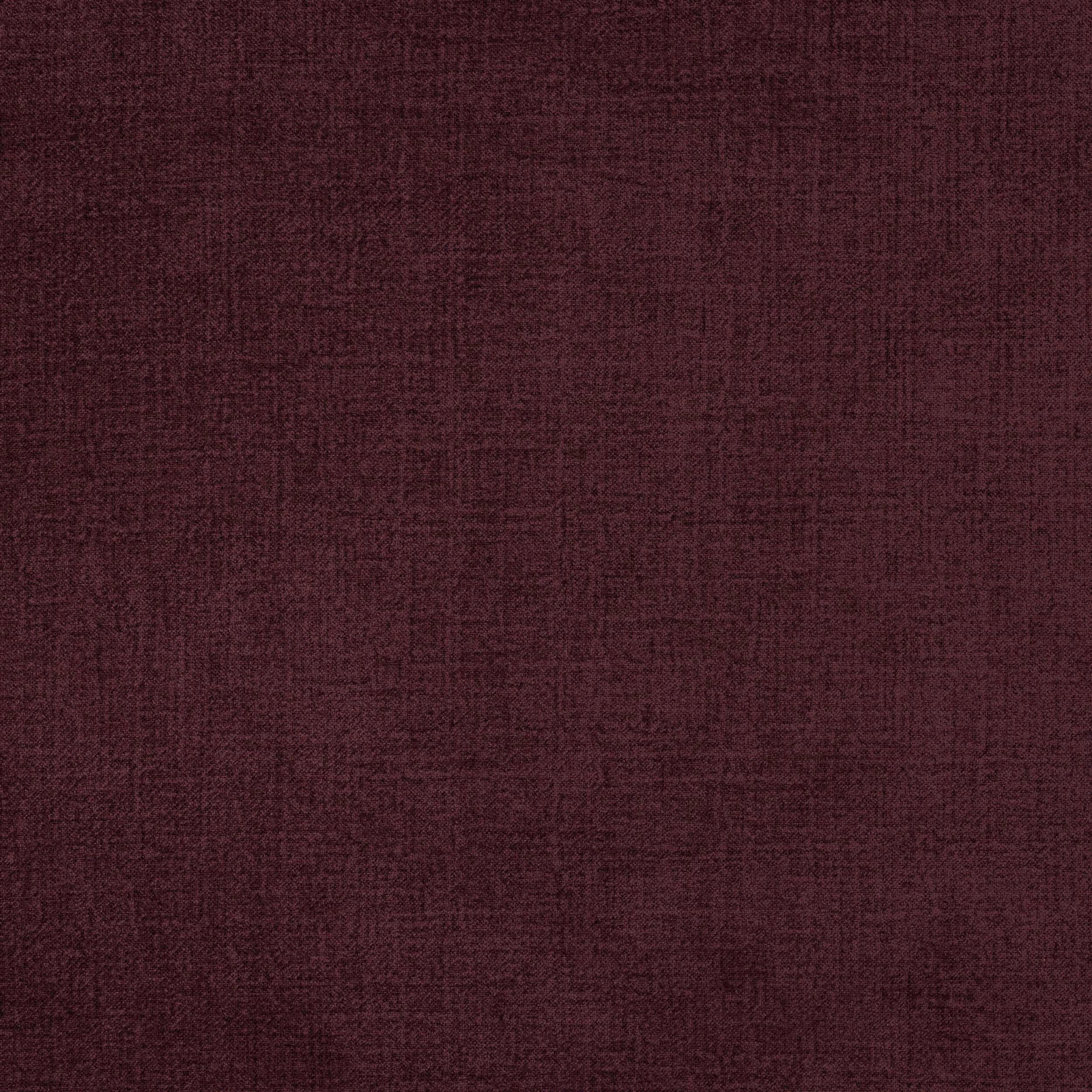 Deep cassis berry woven fabric swatch with subtle textured plain weave