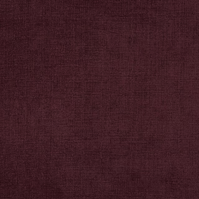 Deep cassis berry woven fabric swatch with subtle textured plain weave