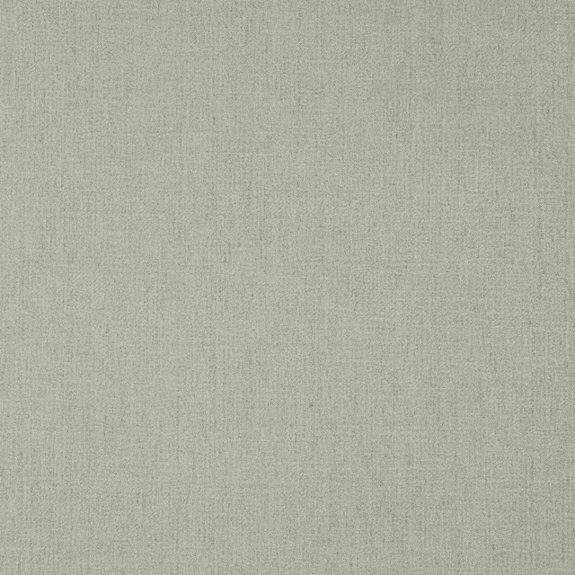 Pale celadon green plain woven fabric swatch with a fine textured finish