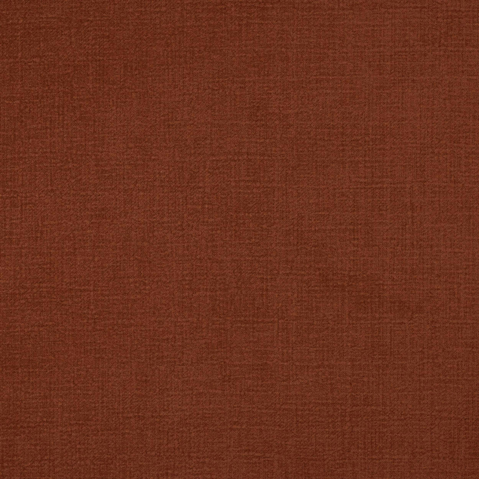 Bright coquelicot red woven fabric with a subtle textured plain surface
