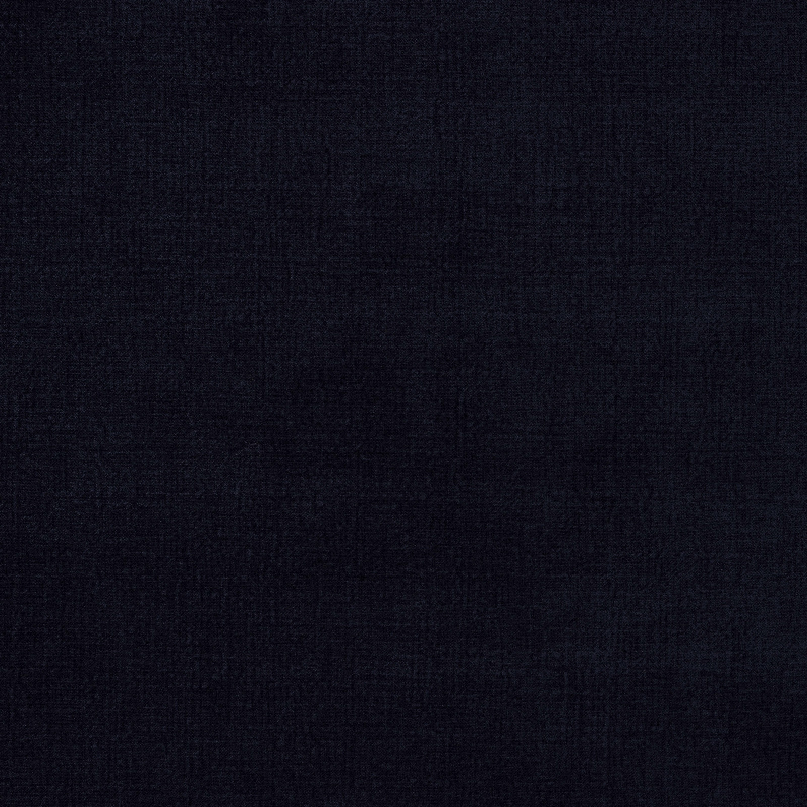 Dark indigo plain-woven fabric swatch with subtle matte texture