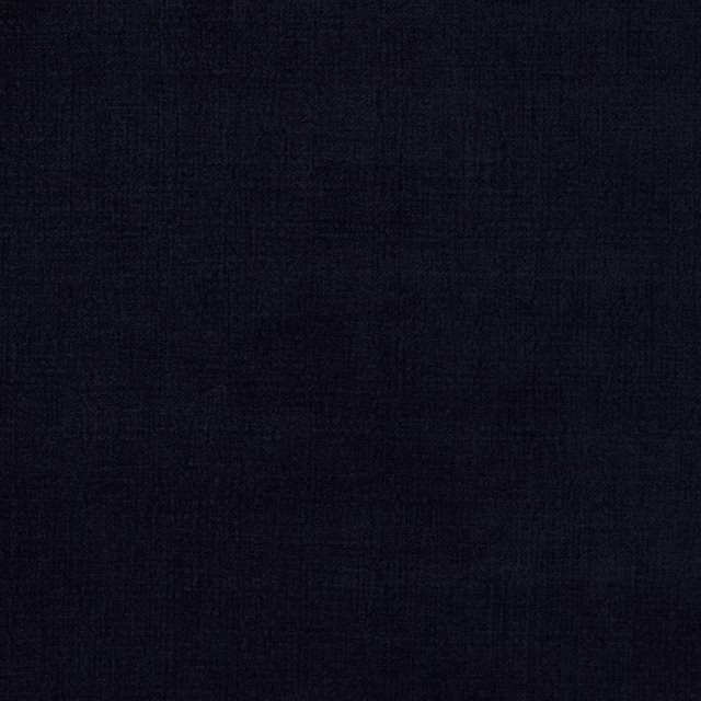 Dark indigo plain-woven fabric swatch with subtle matte texture