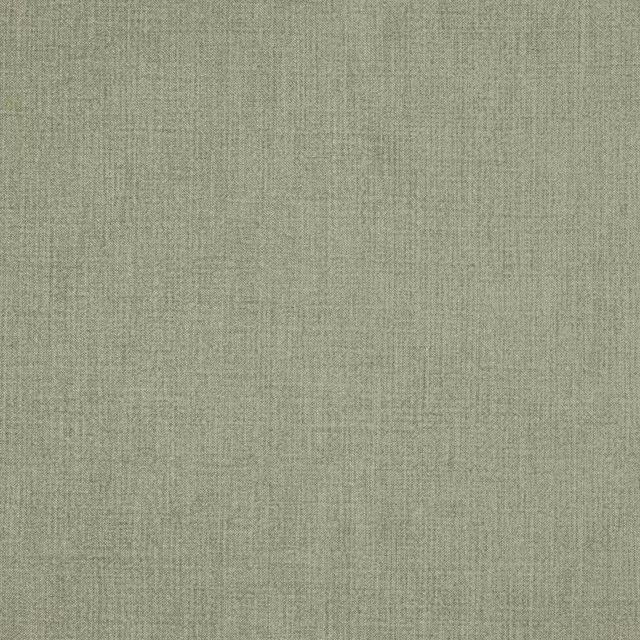 Soft muted jade green plain-woven fabric with a fine natural texture