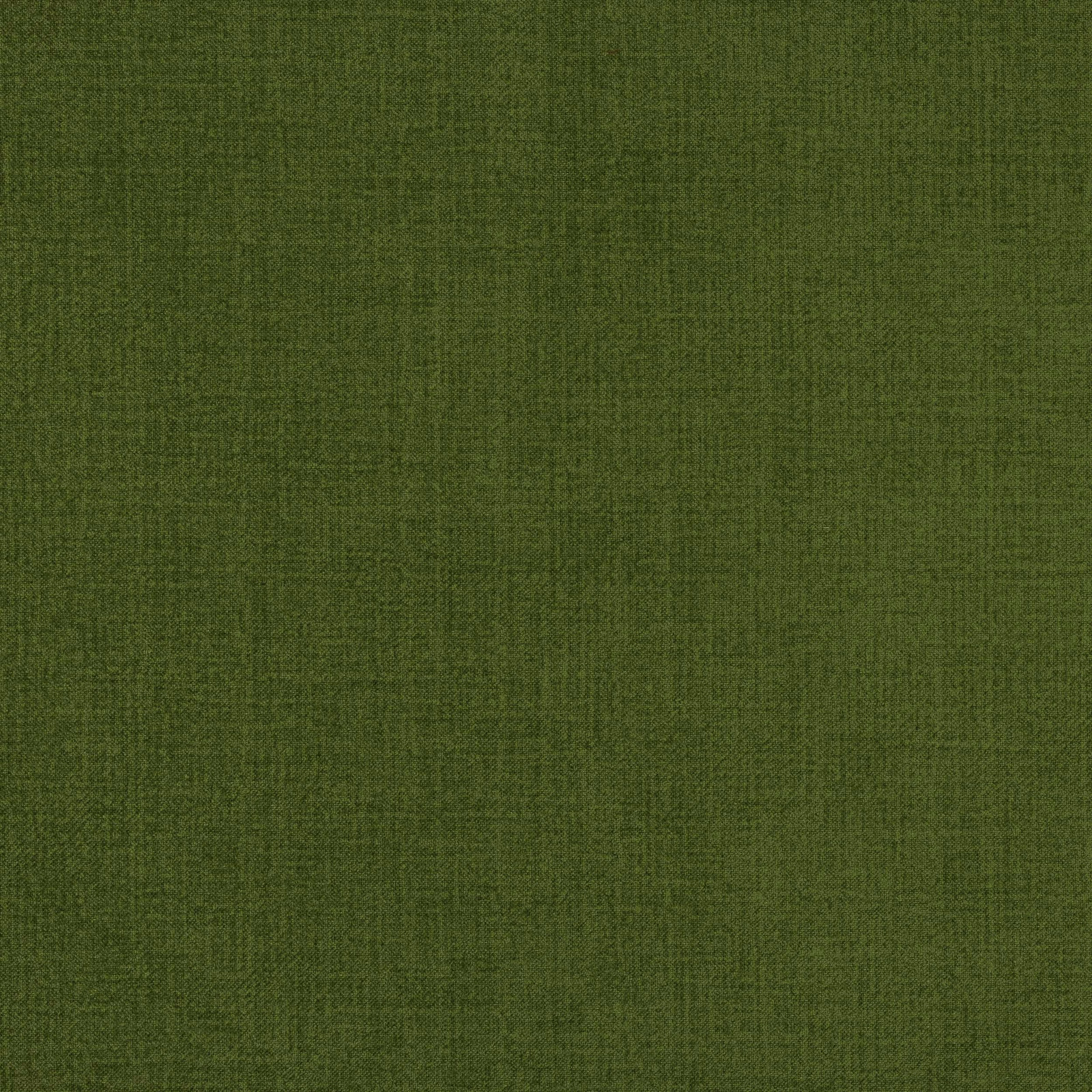 Muted matcha green plain-woven fabric with fine textured surface