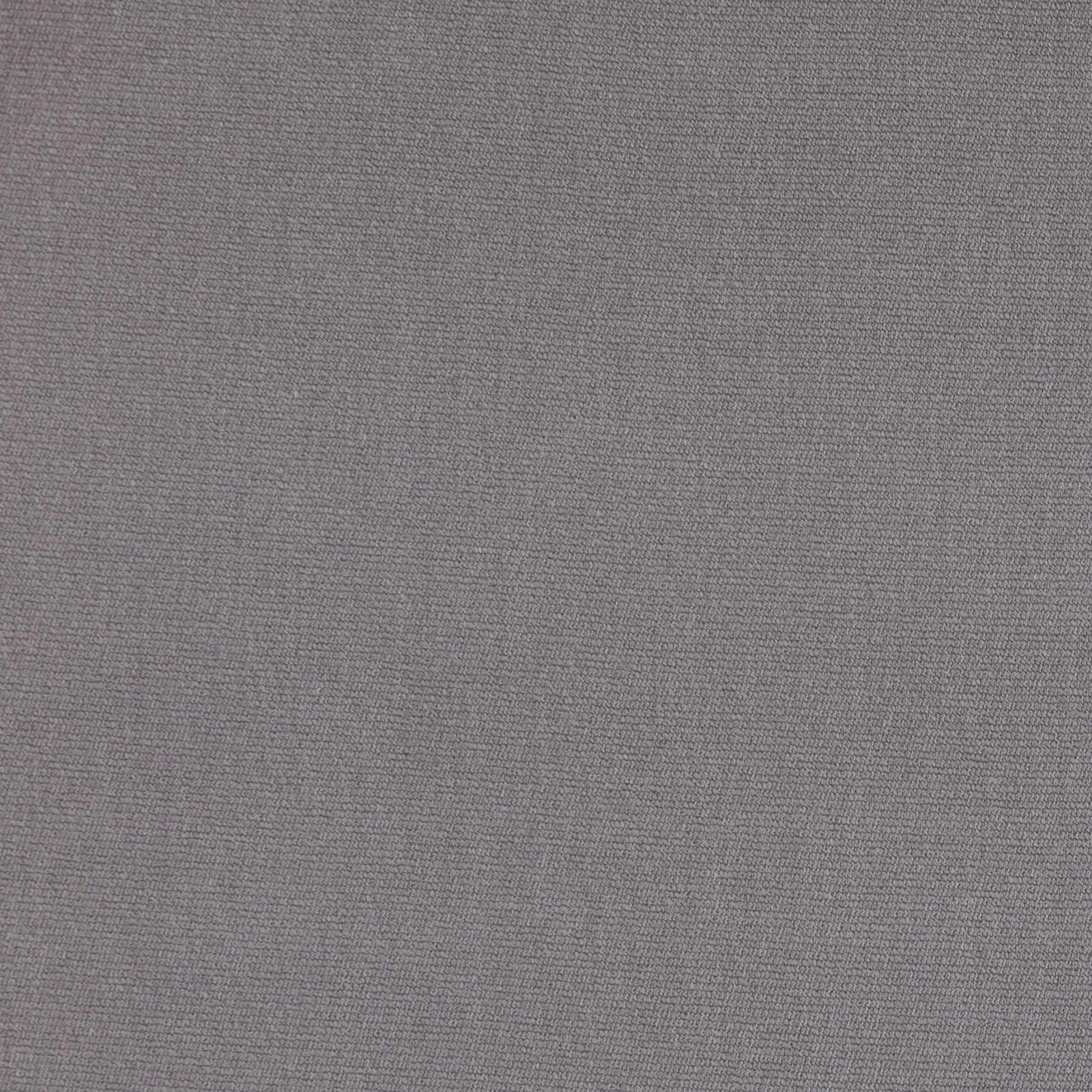 Close-up of a soft pebble grey plain woven fabric with fine texture