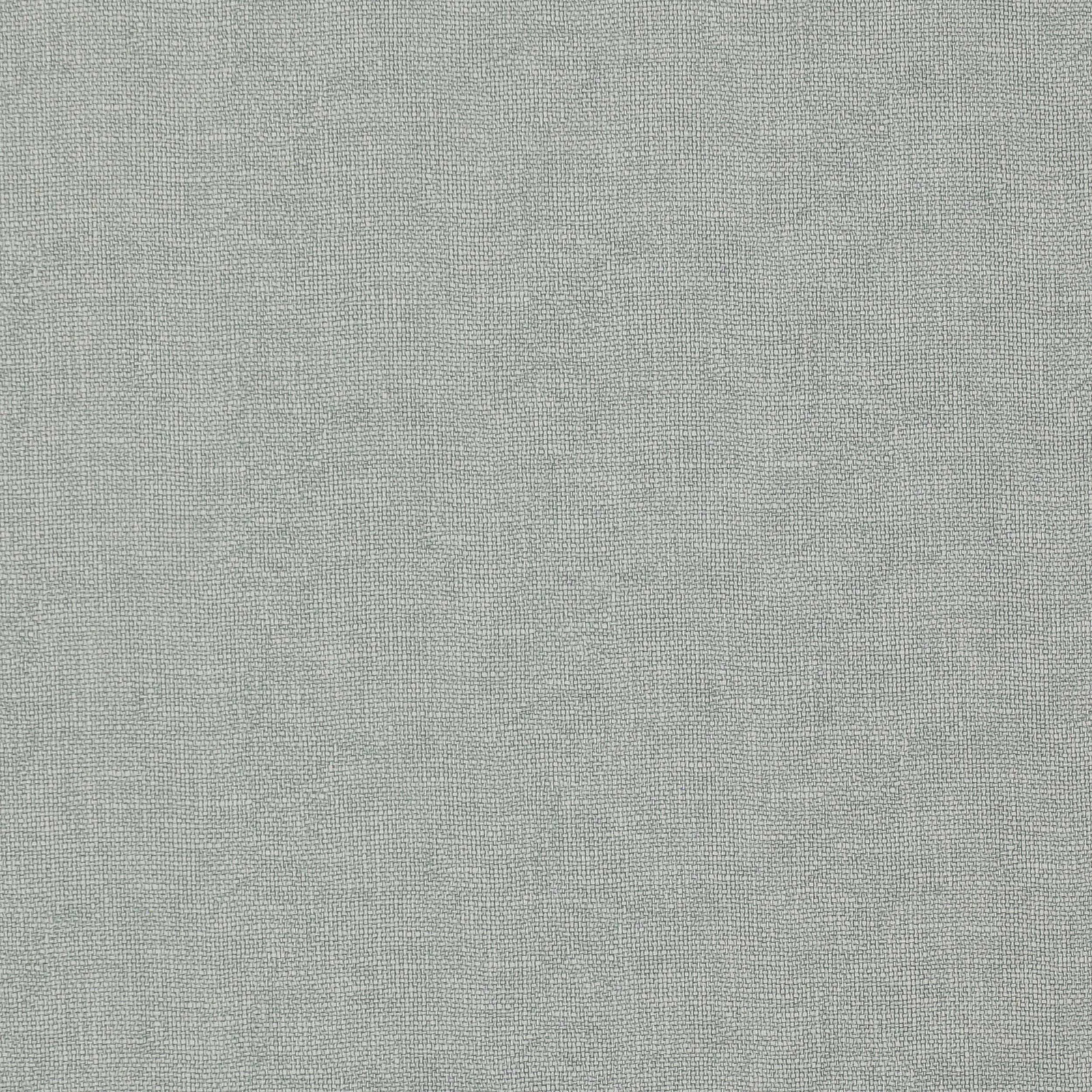 Pale aqua plain-woven cotton fabric with a subtle textured weave