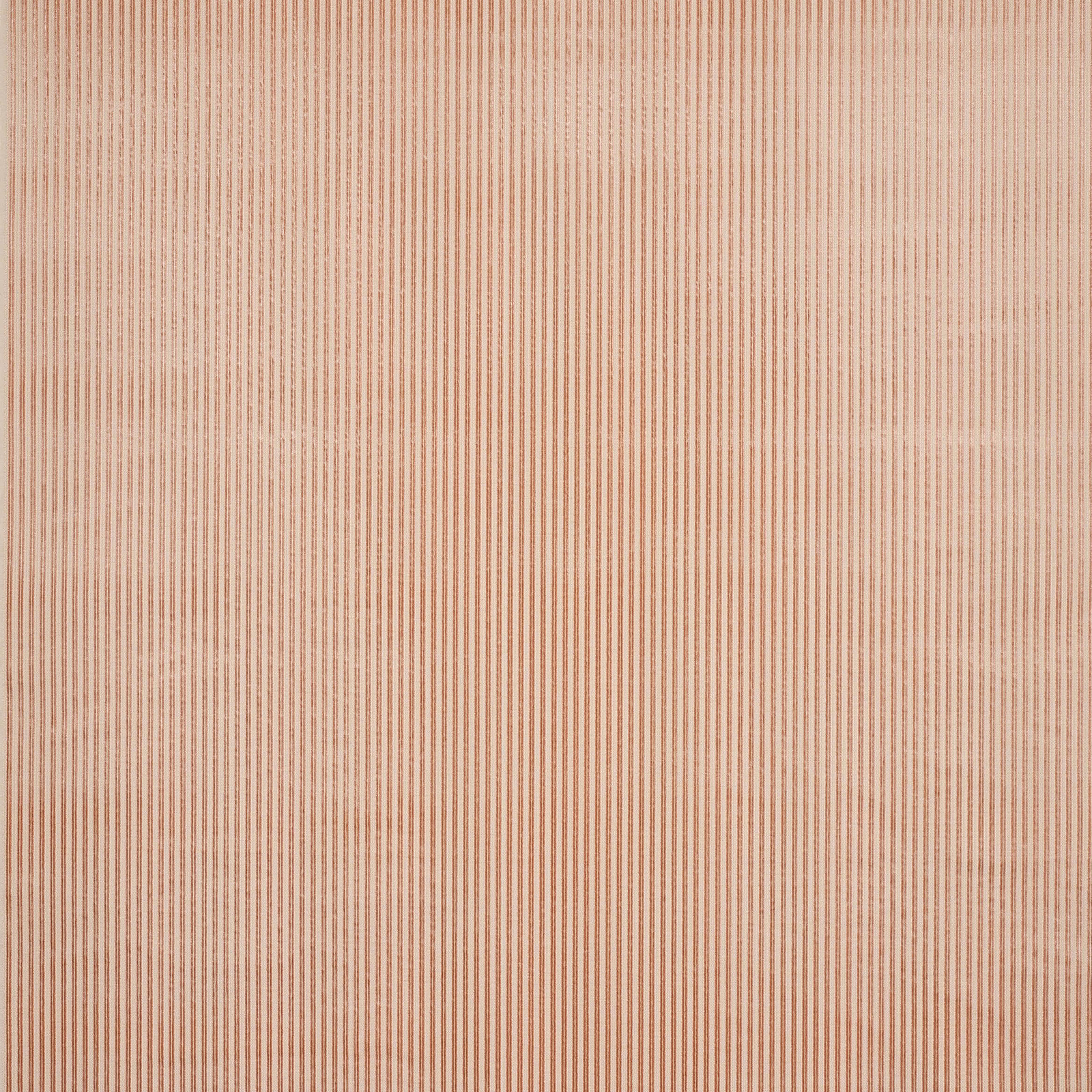 Soft blush pink striped velvet swatch with fine vertical lines