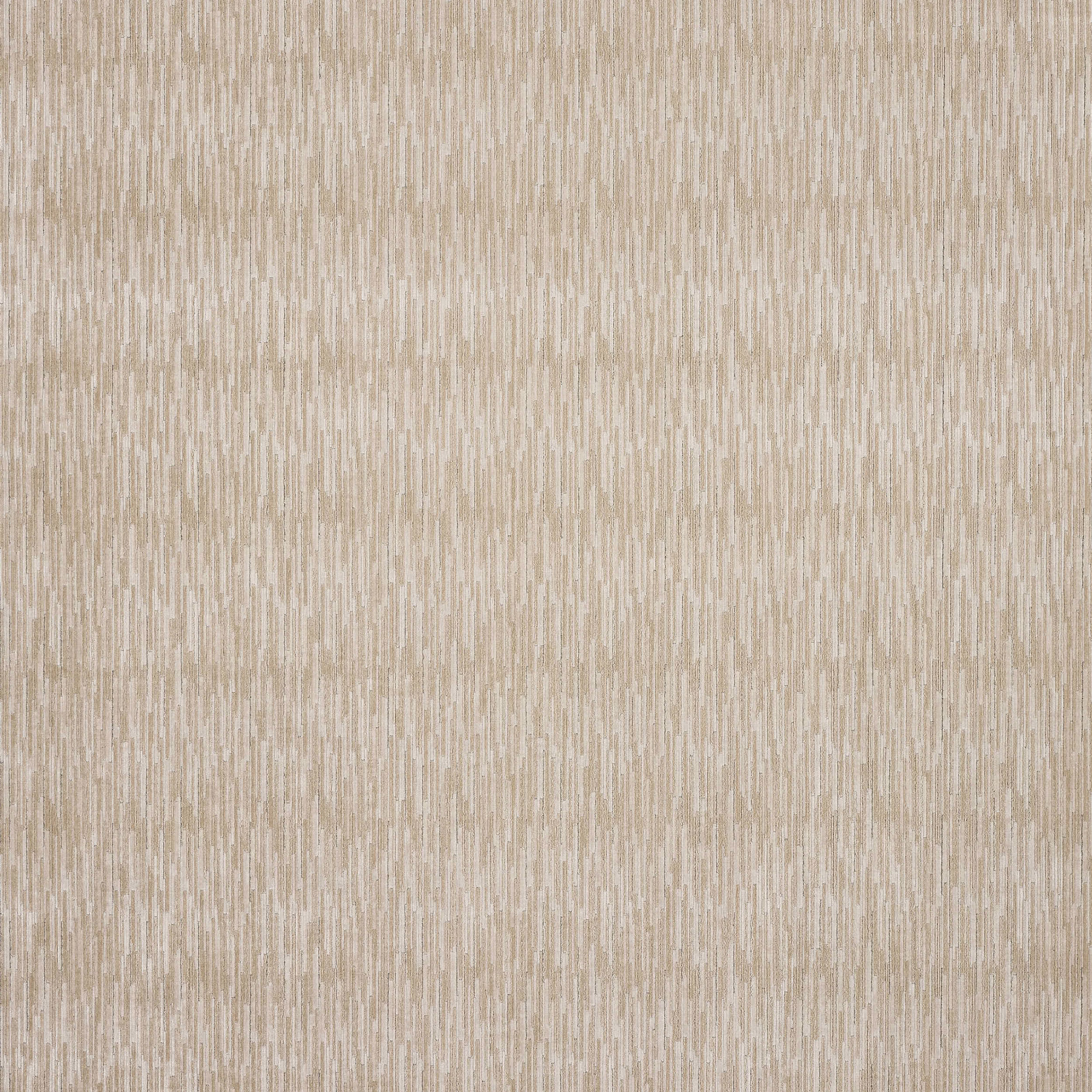 Soft silver-beige striped velvet swatch with fine vertical sheen