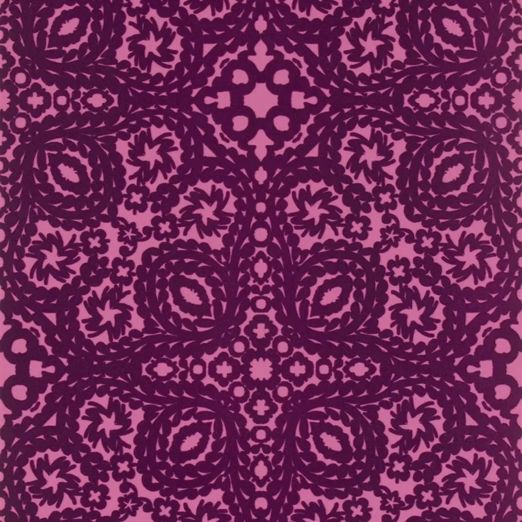 Paseo Grenat Wallpaper fabric
