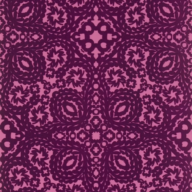 Paseo Grenat Wallpaper fabric