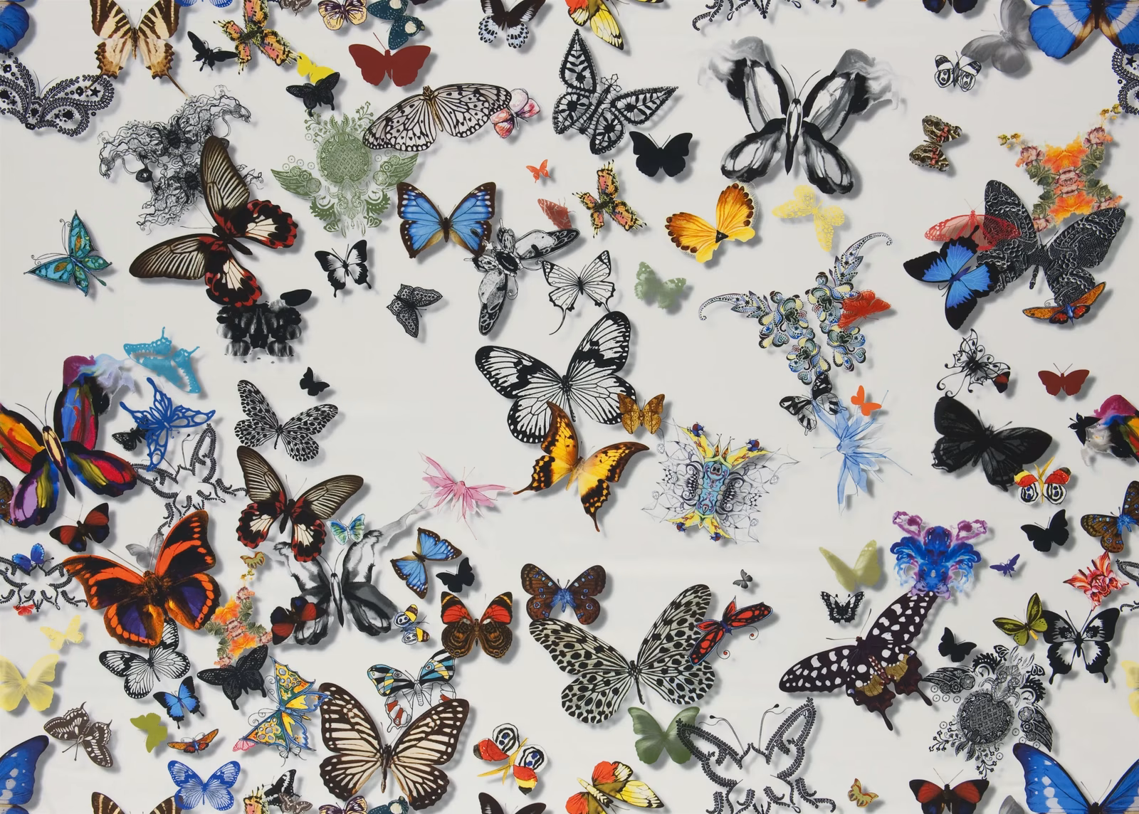 Butterfly Parade Opalin fabric