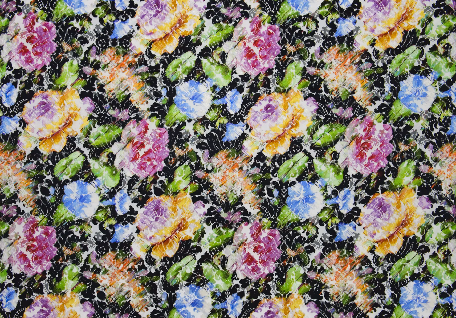 Velvet Dreams Jais fabric
