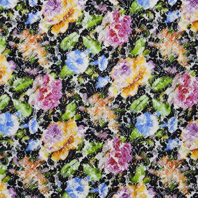 Velvet Dreams Jais fabric