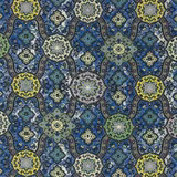 Wild Palms Cobalt fabric
