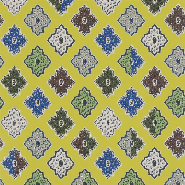 Alcazar Safran Wallpaper fabric