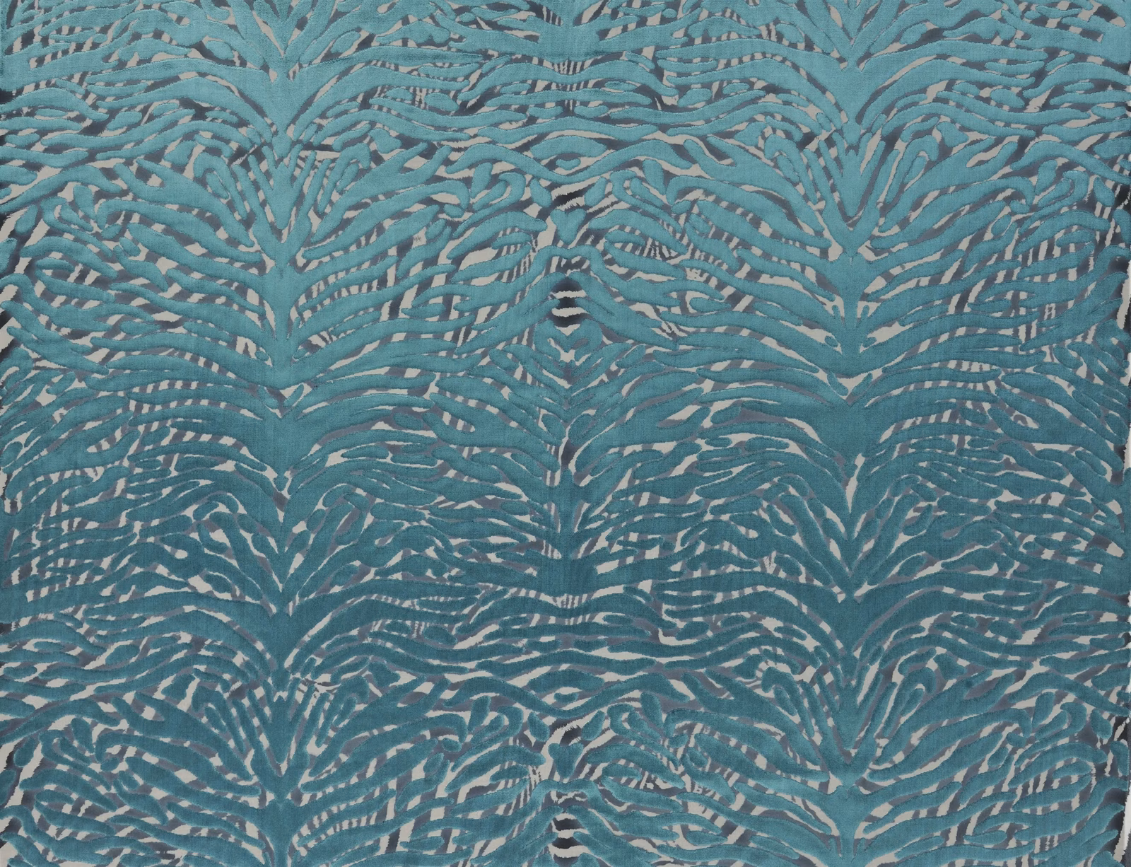 Soft Pantigre Turquoise fabric