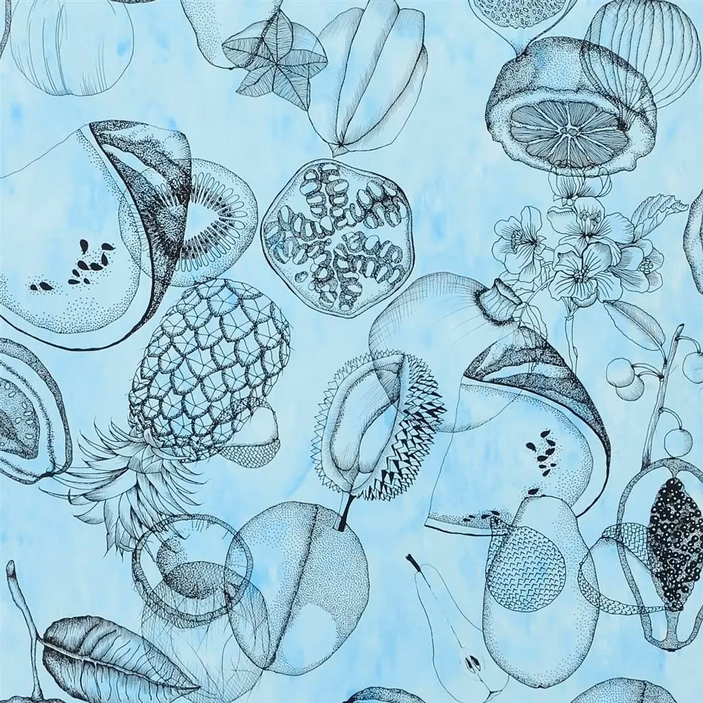 Agua Parati Celadon Wallpaper fabric