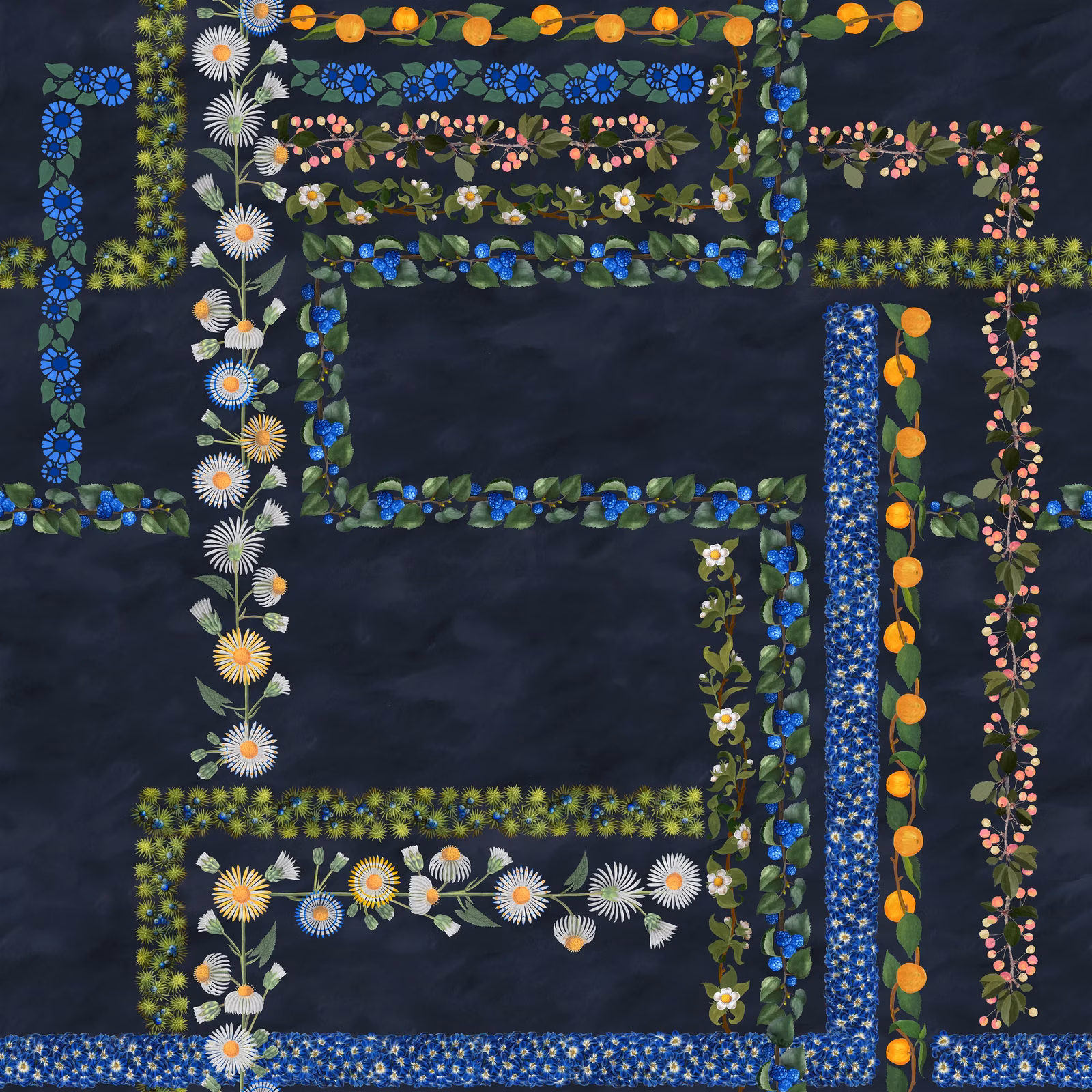 Hortus Fleuve fabric