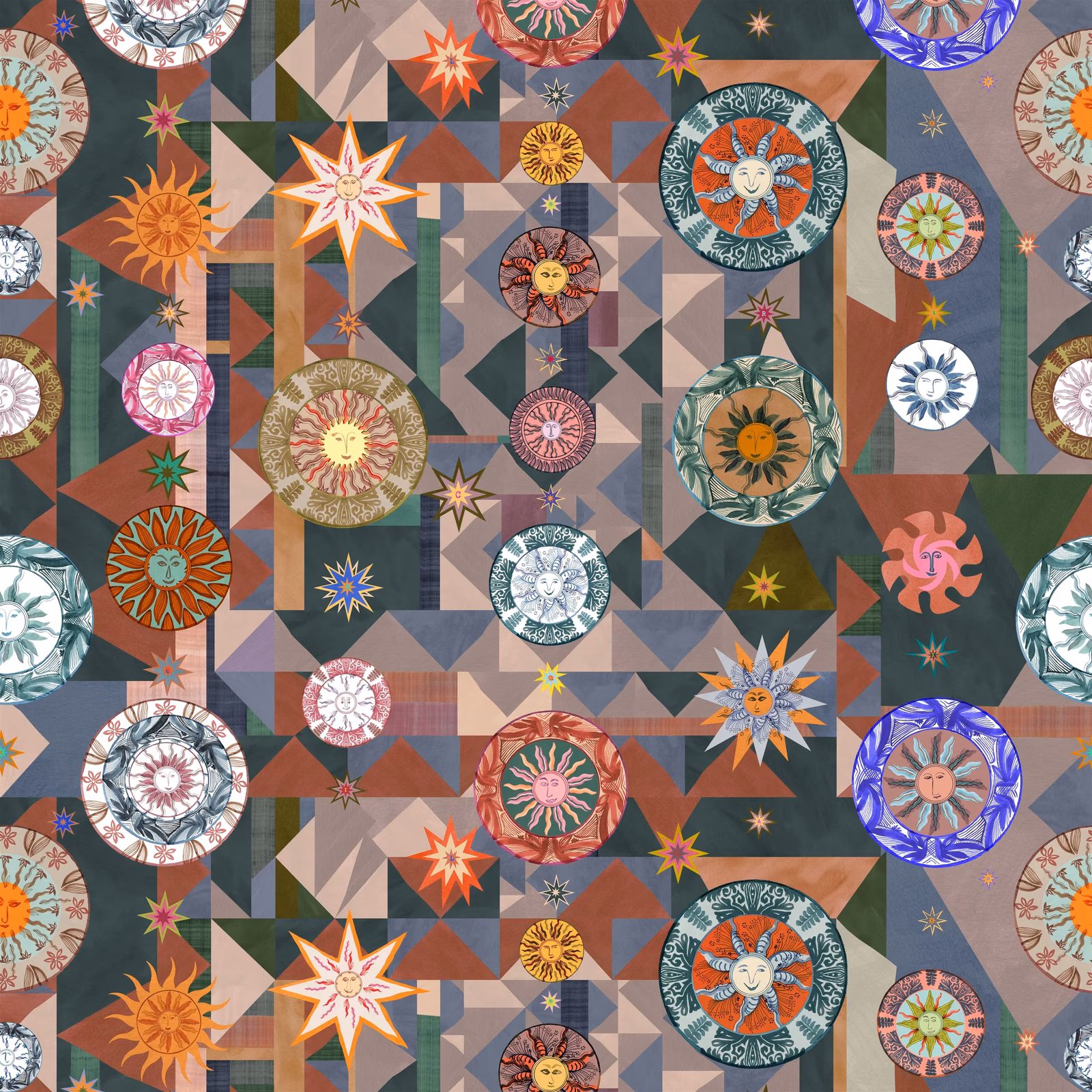 Trinquetaille Terre Cuite fabric