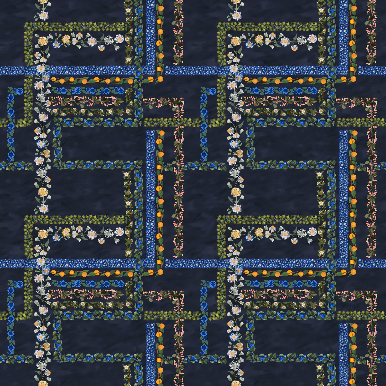 Hortus Fleuve fabric