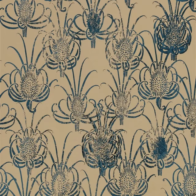 Les Centaurees Cuivre fabric