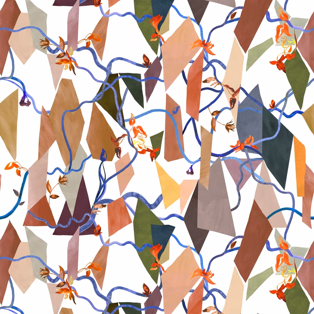 Cotillons Mosaique fabric
