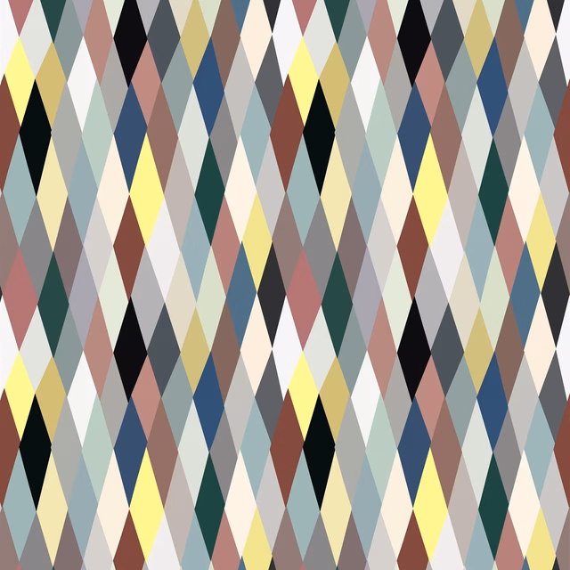 Mascarade Arlequin Wallpaper fabric