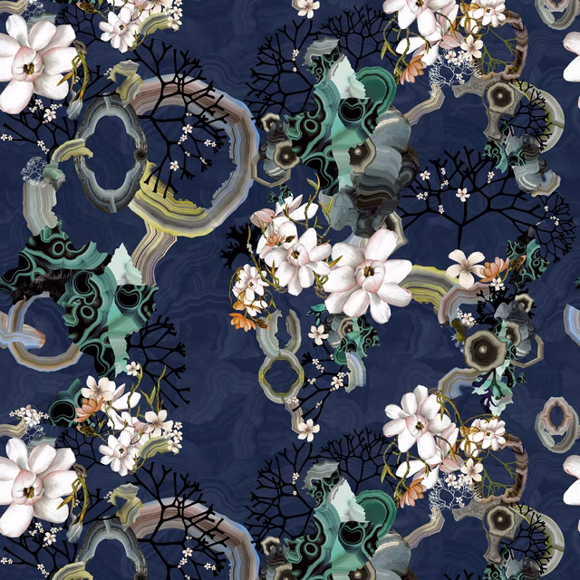 Algae Bloom Soft Agate fabric