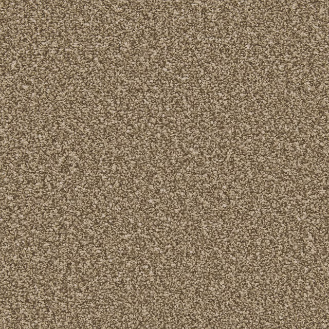 Mottled Roman Stone taupe carpet with dense short pile and brown cream flecks