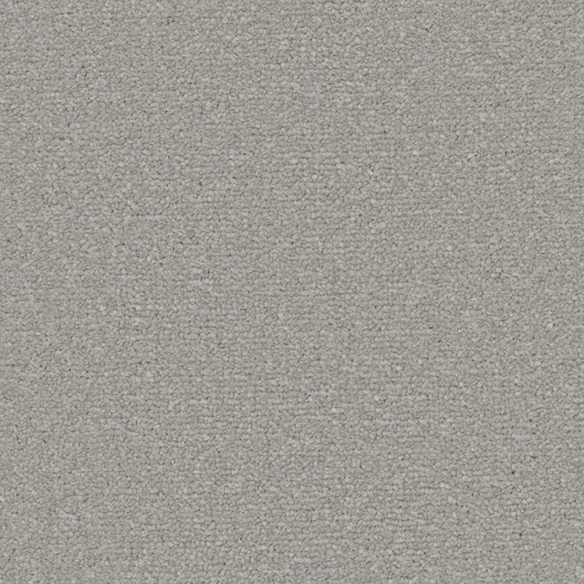 Cool silver-grey carpet with a dense, softly mottled short-pile texture