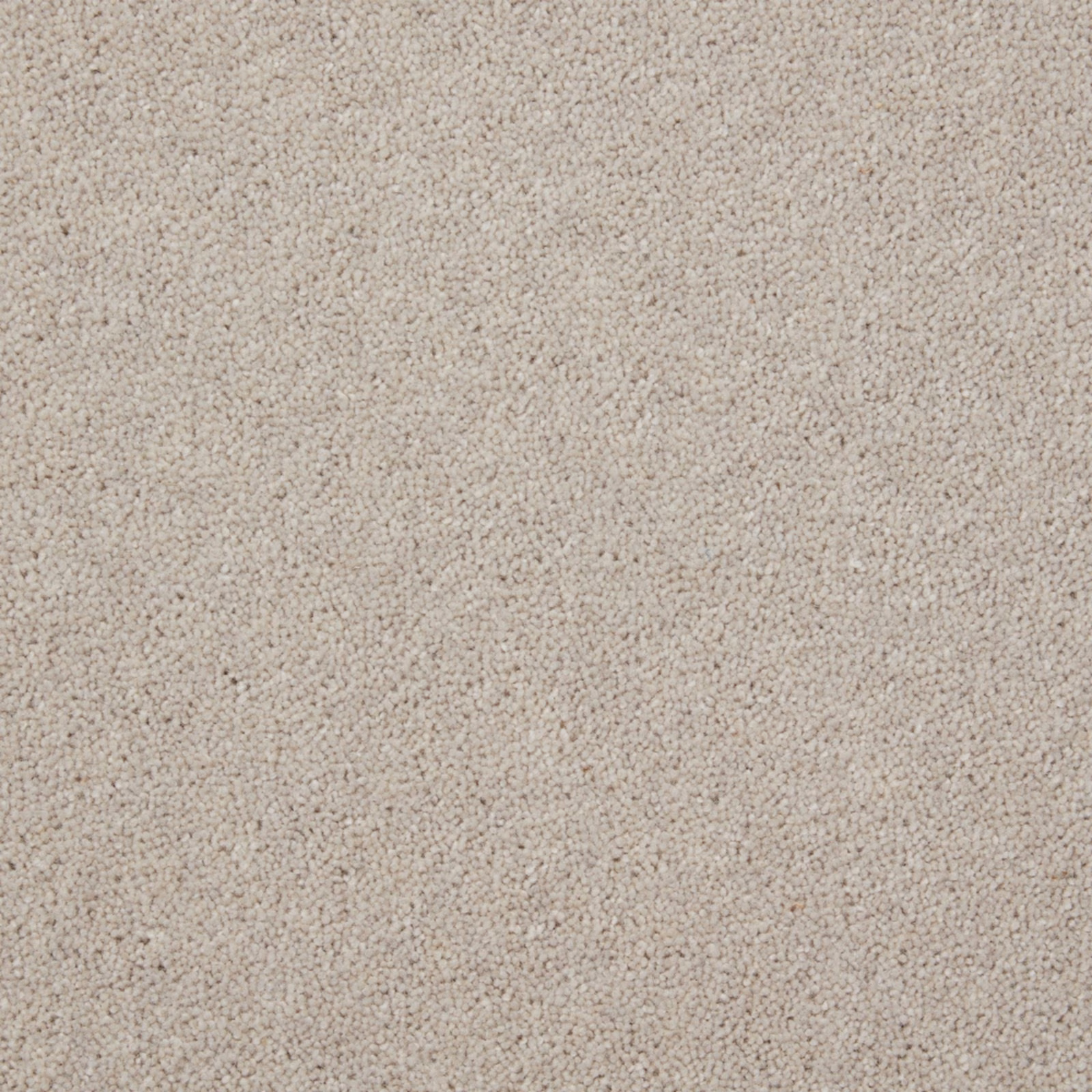 Pale warm greige Wool Twist carpet with dense, softly flecked pile