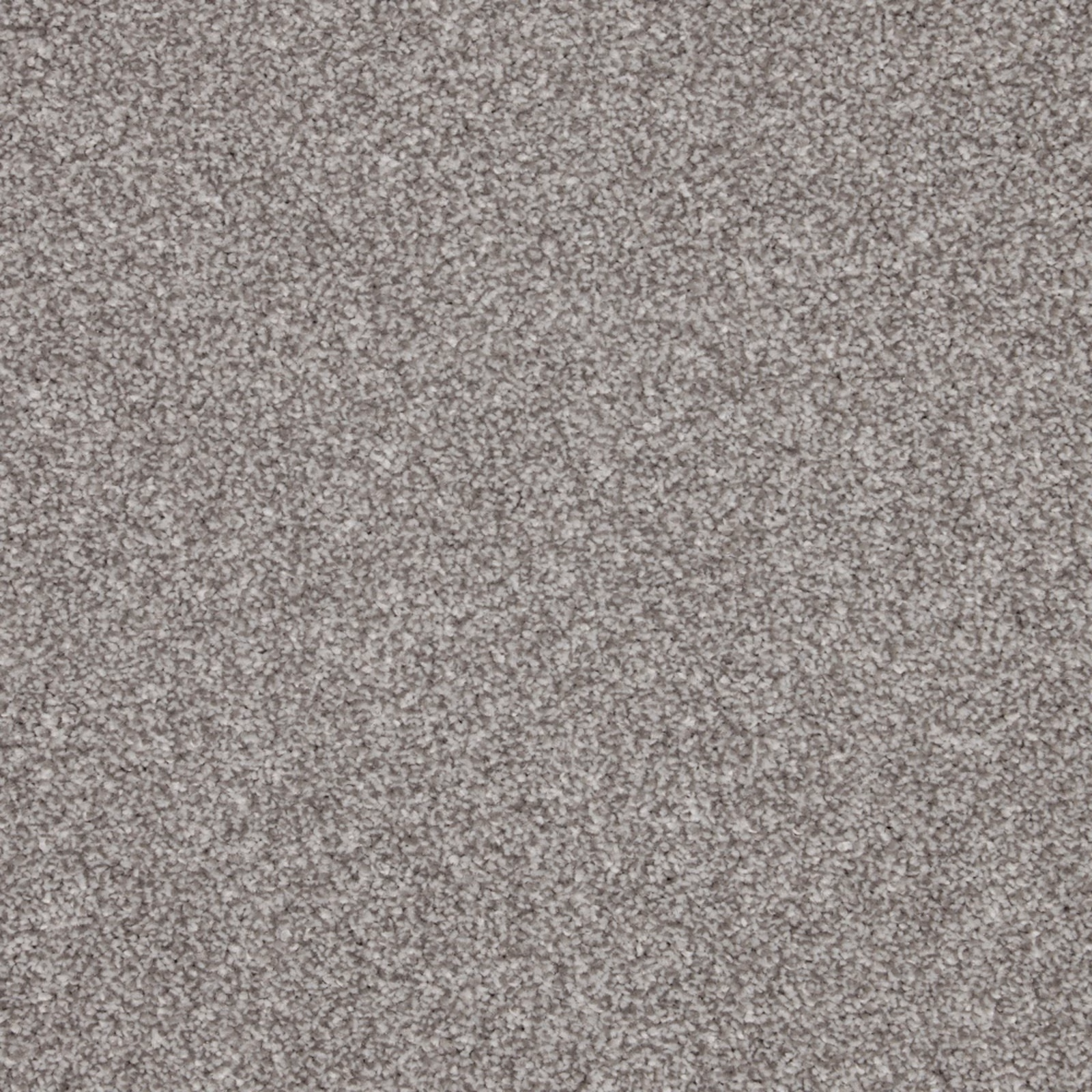 Mottled warm-grey Saxony carpet with a close, softly textured pile