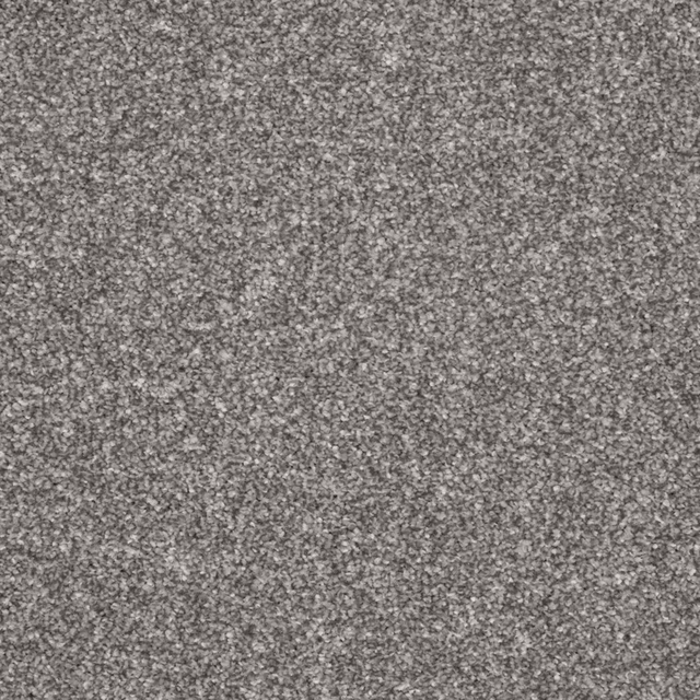 Cool grey flecked Saxony carpet with dense, softly mottled pile