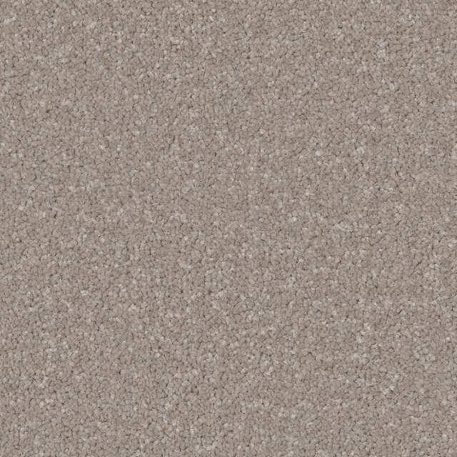 Mottled mushroom taupe carpet with a dense, softly textured short pile